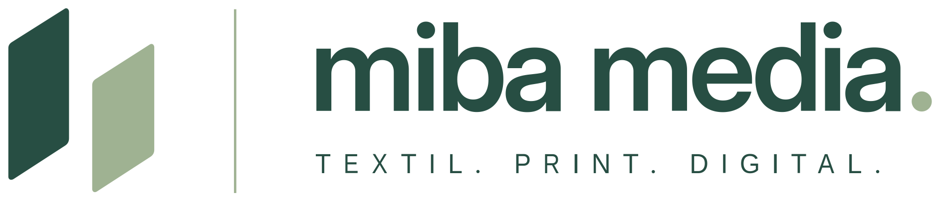 Miba Media. Textil. Print. Digital.